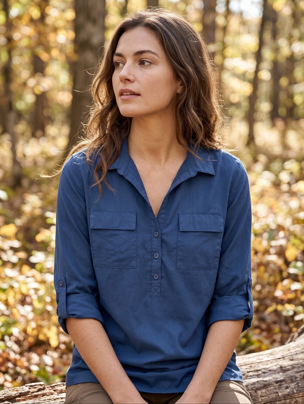 Royal Robbins Utility Shirt Gorpcore Hiking Granola Girl Ripstop Trail Top